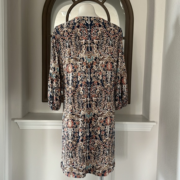 Tommy Hilfiger Womens Tie Neck Short Mini Dress, Size 14 New w/Tag - Picture 6 of 9